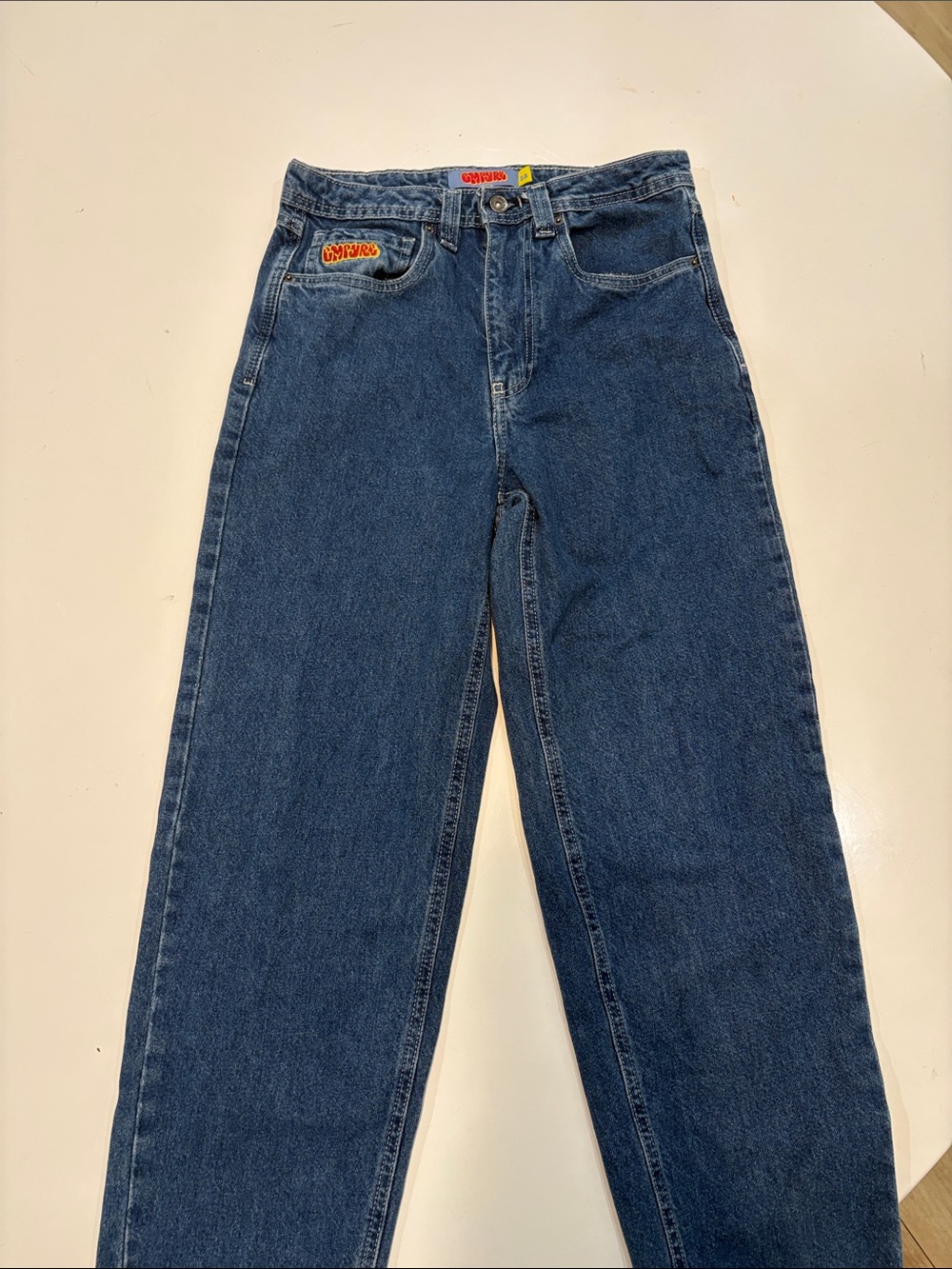 Empyre Men's Straight Blue Denim Jeans
